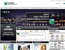 Tablet Screenshot of cardif.pl